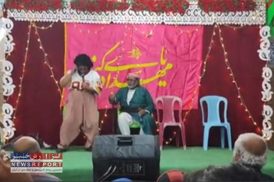 هنرنمایی هنرمندان لامردی در جشن امام زمان(عج)