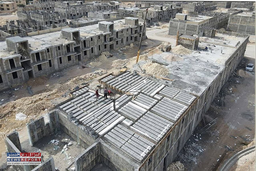 رصد و پایش پروژه 889 واحدی نهضت ملی مسکن  در خرامه