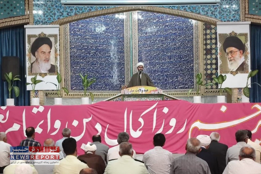 وقتی فریاد آب لامرد از تریبون نمازجمعه بلند می شود