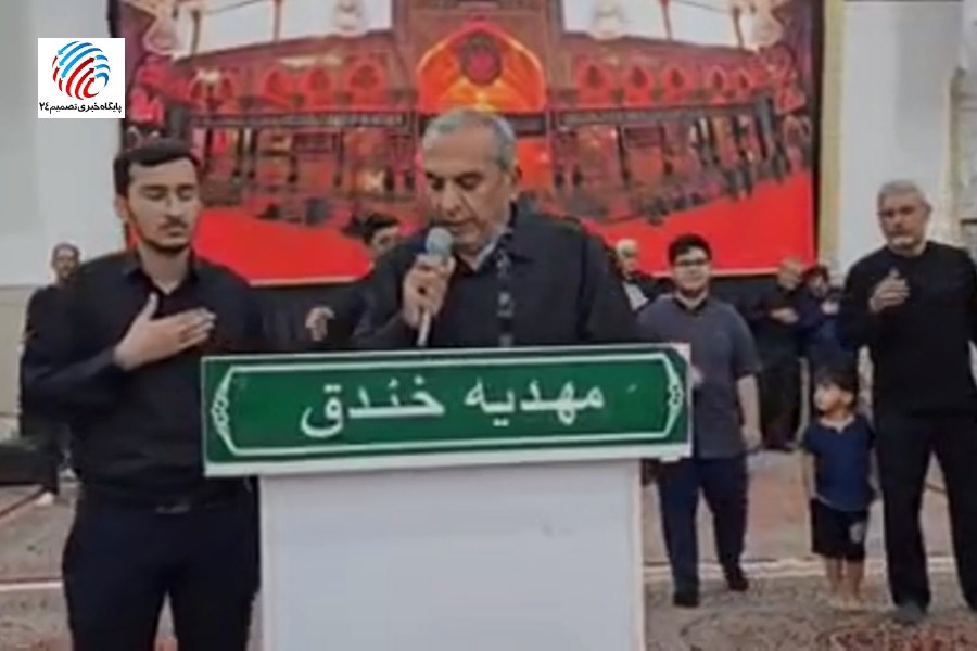 عزاداری مردم خندق در ایام محرم برای سیدالشهداء